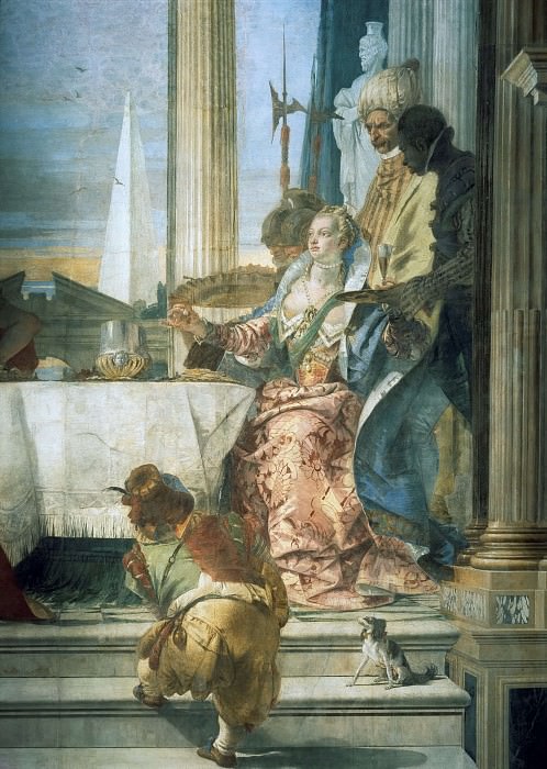 The Banquet of Cleopatra, detail, Giovanni Battista Tiepolo