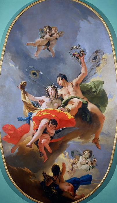 Triumph of Zephyr and Flora, Giovanni Battista Tiepolo