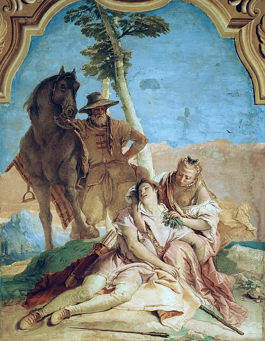 Angelica Nurses Medoro’s Wounds, Giovanni Battista Tiepolo