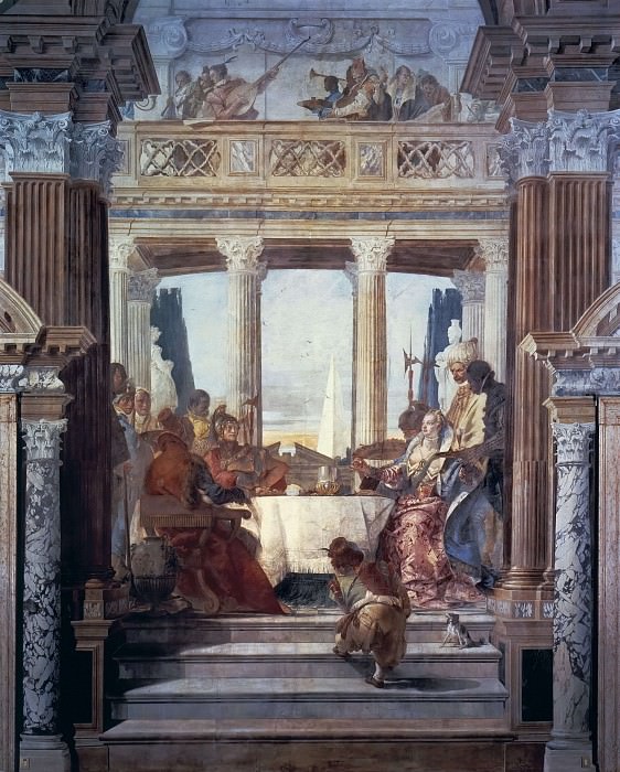 The Banquet of Cleopatra, Giovanni Battista Tiepolo