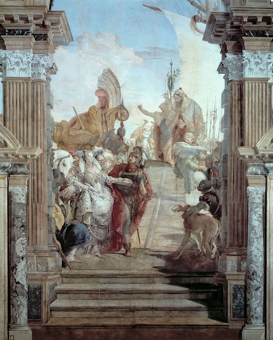 The Meeting of Antony and Cleopatra, Giovanni Battista Tiepolo