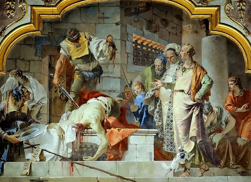 The beheading of John the Baptist, Giovanni Battista Tiepolo