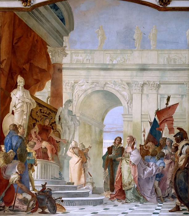 The Continence of Scipio, Giovanni Battista Tiepolo