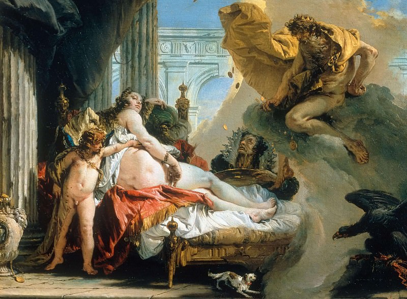 Danae, Giovanni Battista Tiepolo