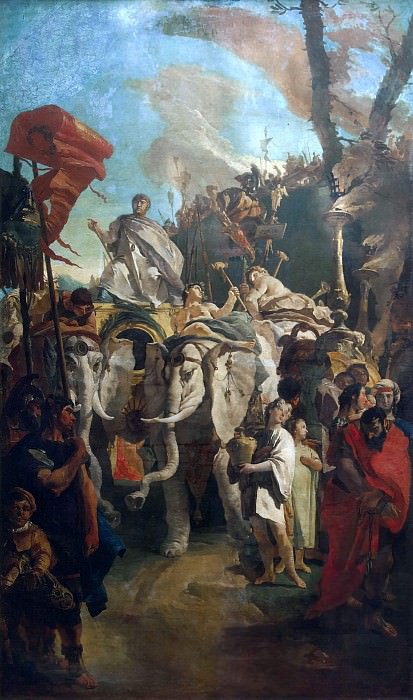 Triumph of Manius Curius Dentatus, Giovanni Battista Tiepolo