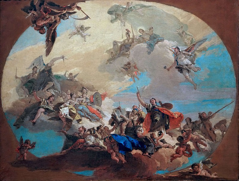 The Triumph of the Arts, Giovanni Battista Tiepolo