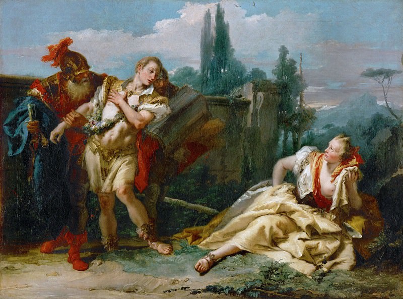 Rinaldo Abandoning Armida, Giovanni Battista Tiepolo