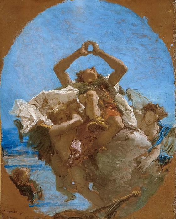 Saint Roch Carried to Heaven by Angels, Giovanni Battista Tiepolo