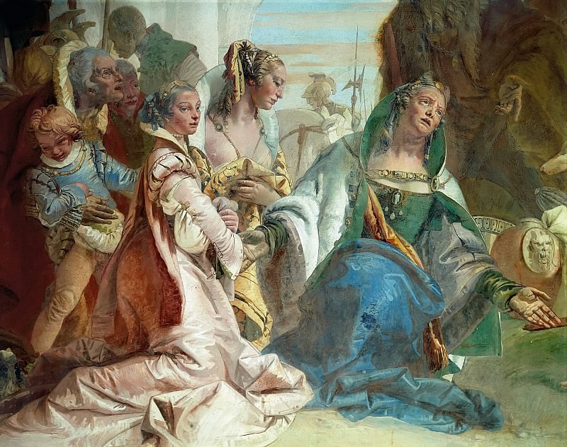 Александр Великий и семья Дария , Джованни Баттиста Тьеполо