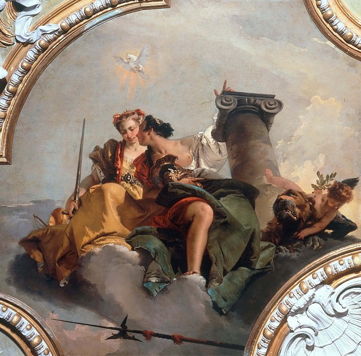 Fortitude and Justice, Giovanni Battista Tiepolo