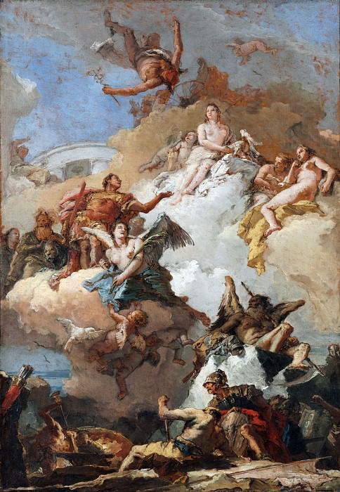 The Apotheosis of Aeneas, Giovanni Battista Tiepolo