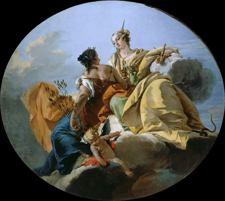 Peace and Justice, Giovanni Battista Tiepolo