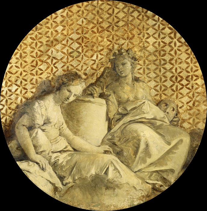 Thalia and Melpomene, Giovanni Battista Tiepolo