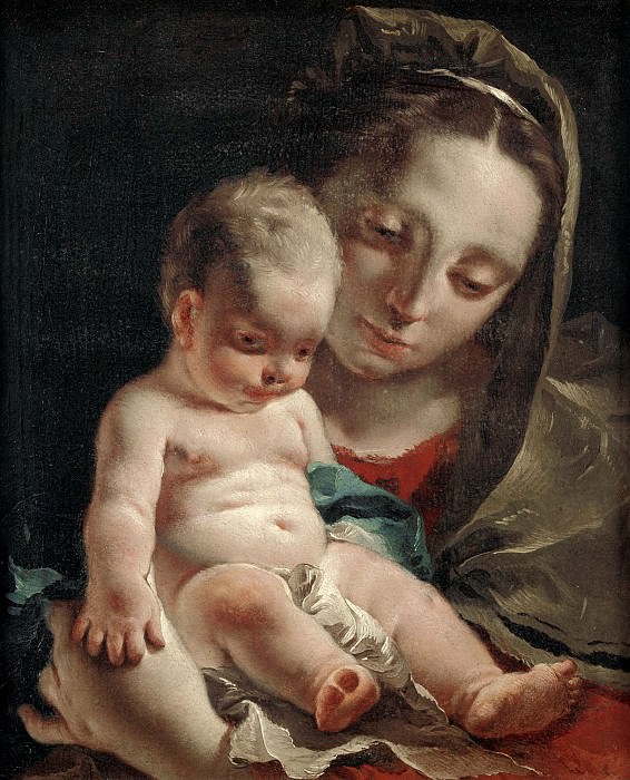 MADONNA WITH THE CHILD, Giovanni Battista Tiepolo
