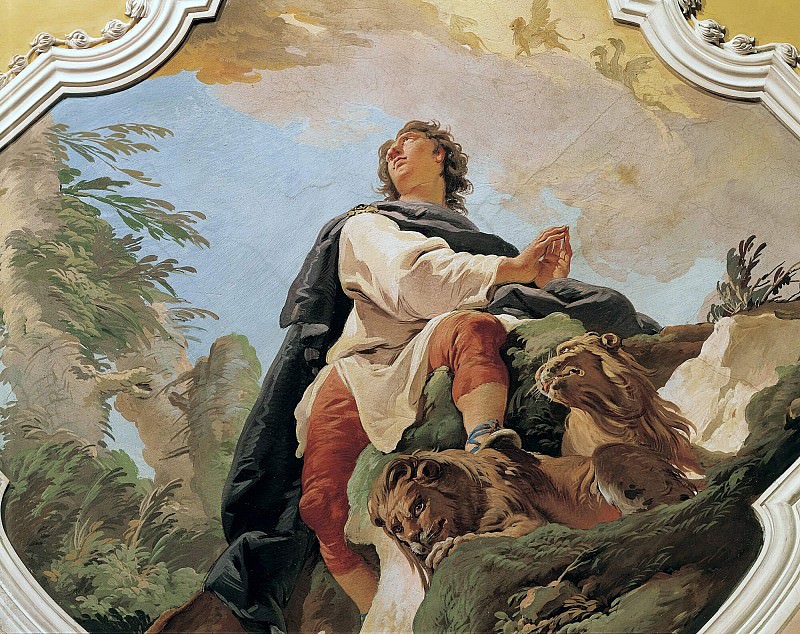 The prophet Daniel, Giovanni Battista Tiepolo