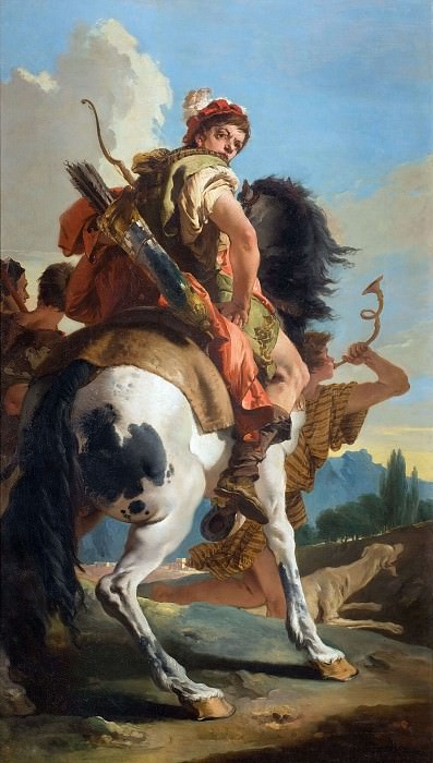 Hunter on Horseback, Giovanni Battista Tiepolo