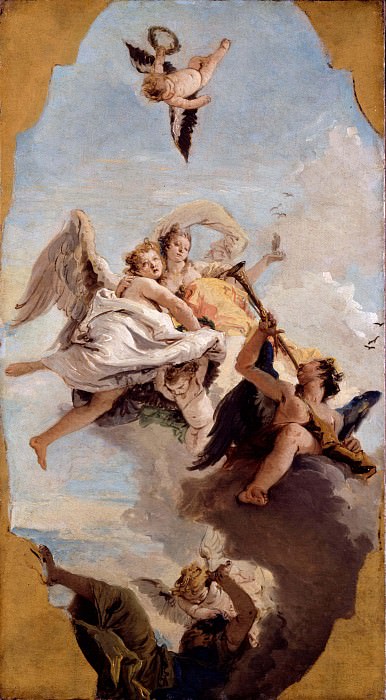 Virtue, Nobility and Ignorance, Giovanni Battista Tiepolo