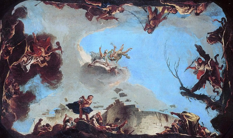 Аллегория силы красноречия, Giovanni Battista Tiepolo