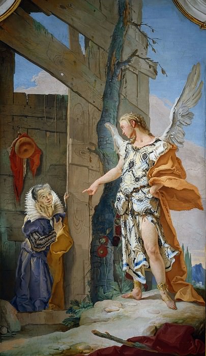 Sarah and the Angel, Giovanni Battista Tiepolo