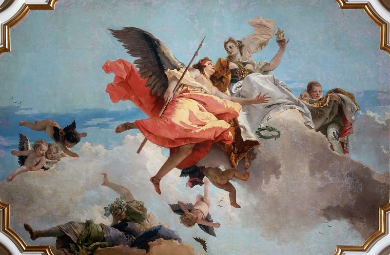 Virtue and Nobility Triumphing over Ignorance, Giovanni Battista Tiepolo