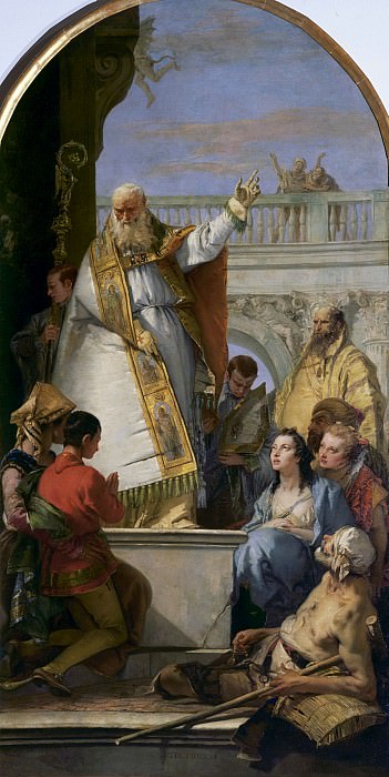 Святой Патрик, епископ ирландский, Джованни Баттиста Тьеполо