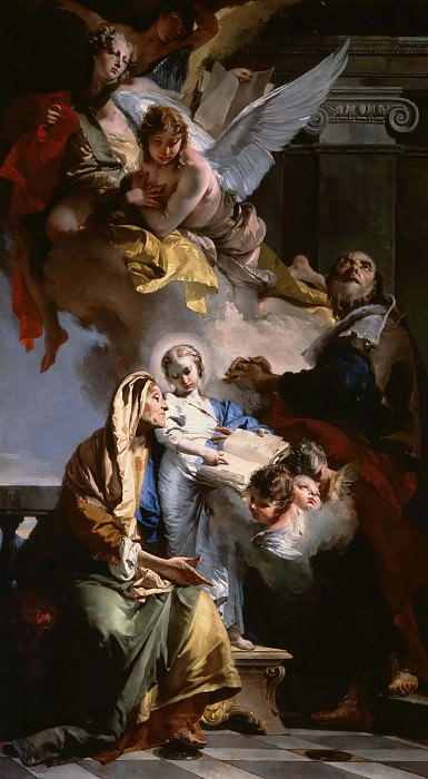 The Education of the Virgin Mary, Giovanni Battista Tiepolo