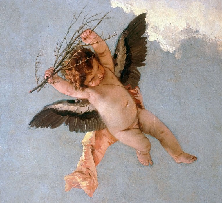 Humility, meekness and truthfulness, detail, Giovanni Battista Tiepolo
