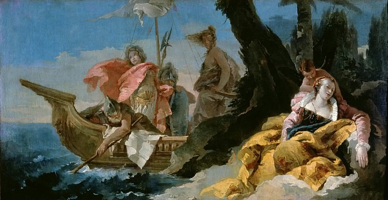 Rinaldo leaves Armida, Giovanni Battista Tiepolo