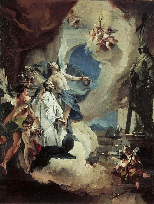 Saint Aloysius Gonzaga in Glory, Giovanni Battista Tiepolo