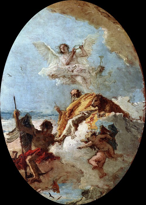 Triumph of Valor over Time, Giovanni Battista Tiepolo