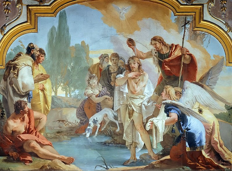 Baptism of Christ, Giovanni Battista Tiepolo