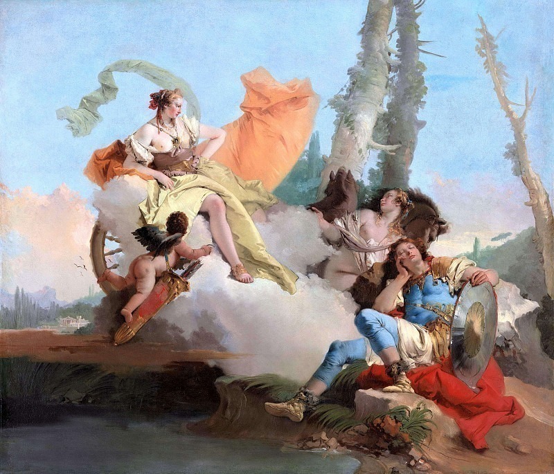 Armida Encounters the Sleeping Rinaldo, Giovanni Battista Tiepolo
