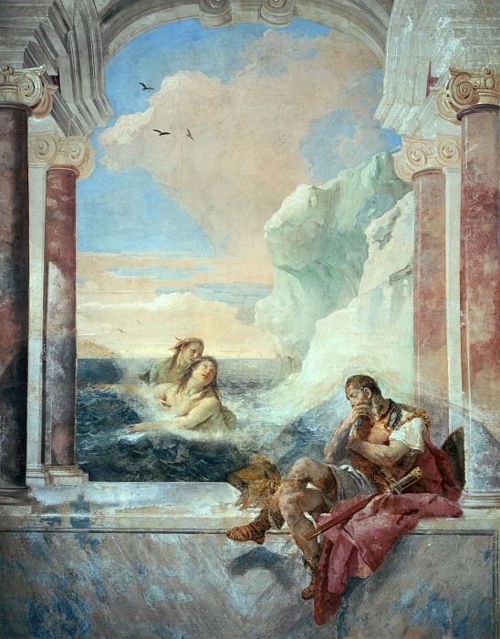 Thetis Consoling Achilles, Giovanni Battista Tiepolo