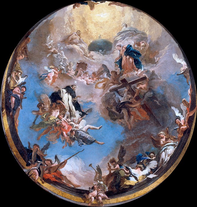 Saint Dominic in Glory, Giovanni Battista Tiepolo