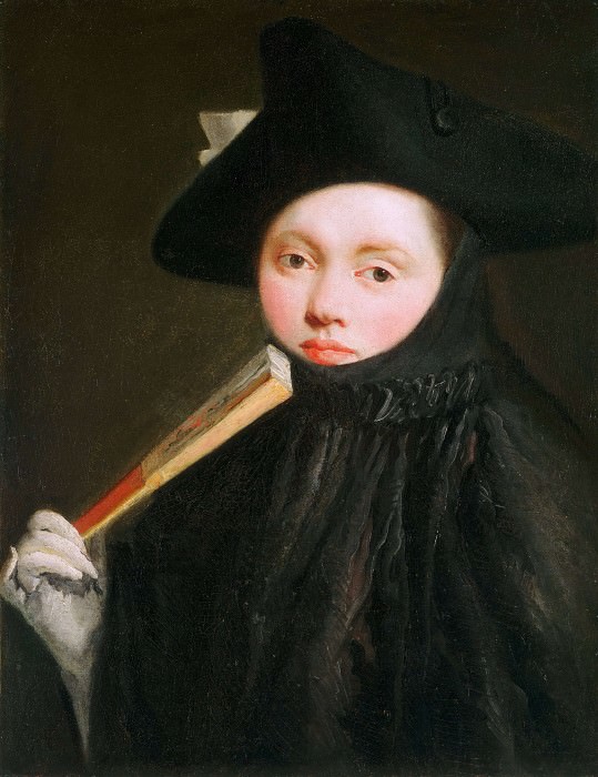 Young Lady in a Tricorn Hat, Giovanni Battista Tiepolo