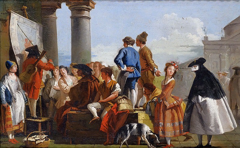 The Ballad Singer, Giovanni Battista Tiepolo