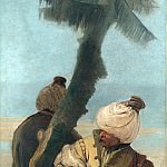 Two Orientals seated under a Tree, Giovanni Battista Tiepolo