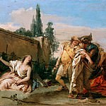 Rinaldo farewell to Armida, Giovanni Battista Tiepolo
