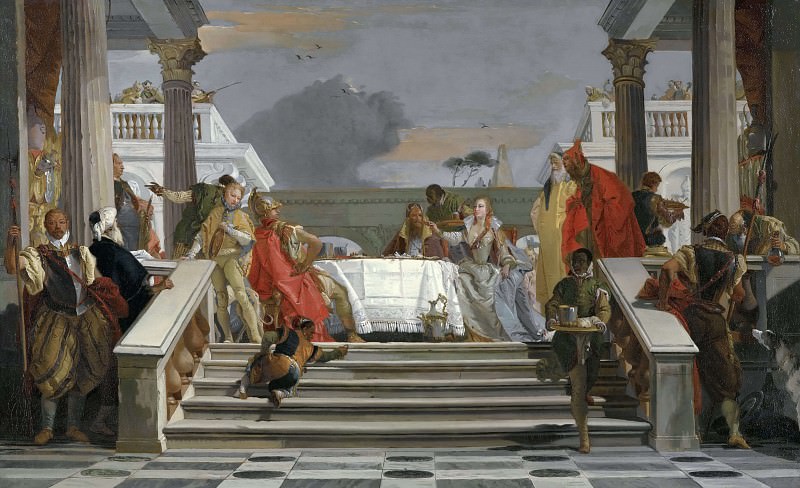 The Banquet of Cleopatra [Studio], Giovanni Battista Tiepolo