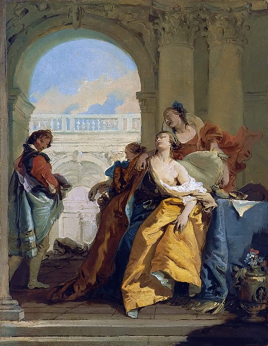 Death of Sophonisba, Giovanni Battista Tiepolo