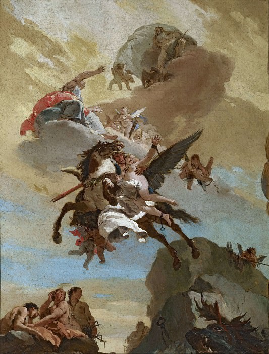 Perseus and Andromeda, Giovanni Battista Tiepolo