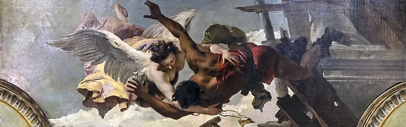 The angel who saves a boy, Giovanni Battista Tiepolo