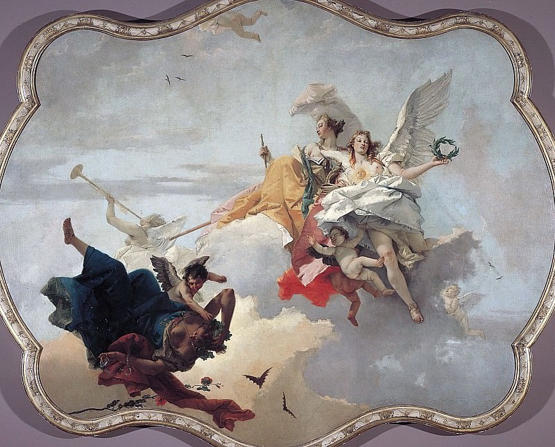 The Triumph of Virtue and Nobility Over Ignorance, Giovanni Battista Tiepolo