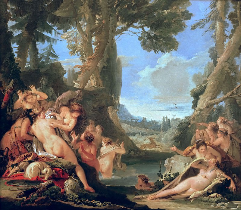 The Bath of Diana, Giovanni Battista Tiepolo