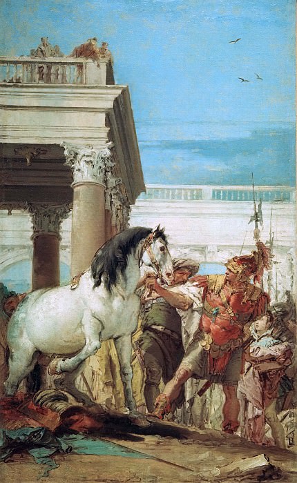 Alexander and Bucephalus, Giovanni Battista Tiepolo