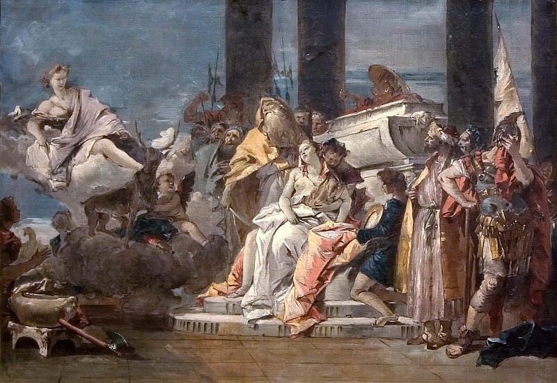 The Sacrifice of Iphigenia [Studio], Giovanni Battista Tiepolo