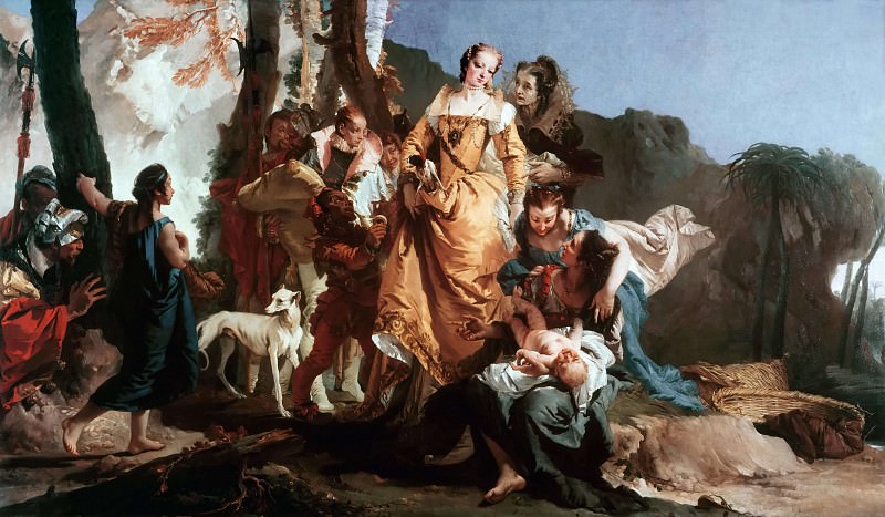 The discovery of Moses, Giovanni Battista Tiepolo