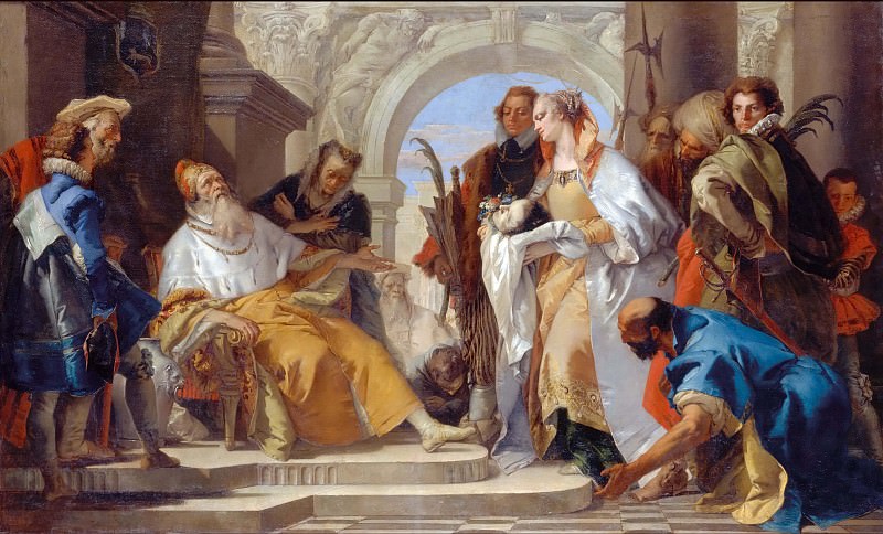 The saint of the Crotta family, Giovanni Battista Tiepolo