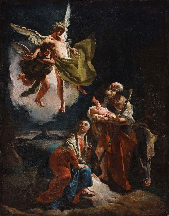 The Rest on the Flight into Egypt, Giovanni Battista Tiepolo