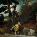 Saint Jerome Penitent, Titian (Tiziano Vecellio)